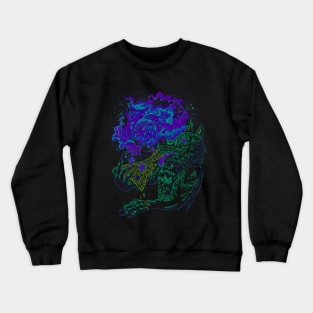 Trippy Wolf Crewneck Sweatshirt